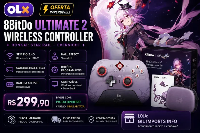 Controle 8BitDo Ultimate 2 Wireless Honkai Star Rail