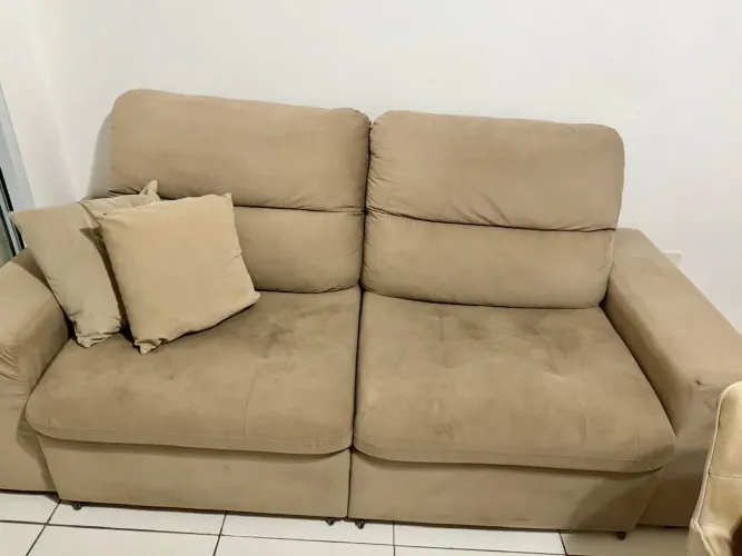 Sofá retrátil 3 lugares