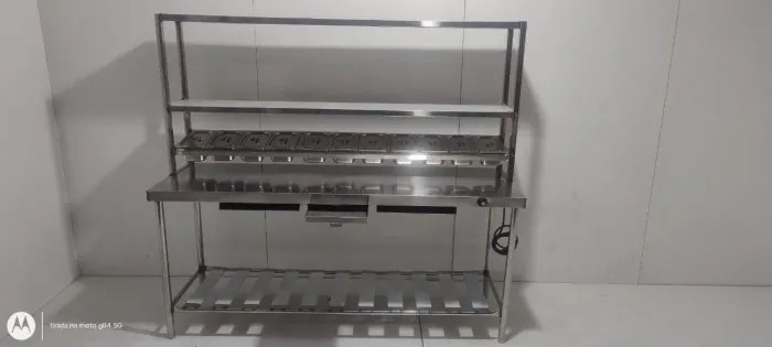 BANCADA CONDIMENTADORA AQUECIDA
