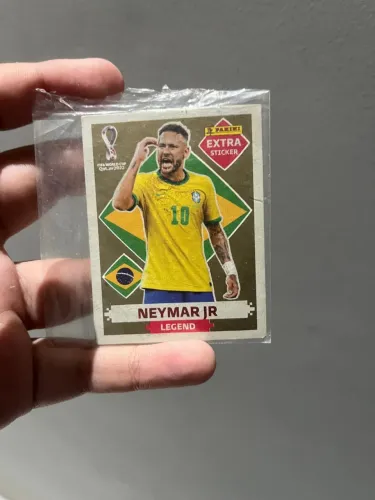 Figurinha Neymar gold 
