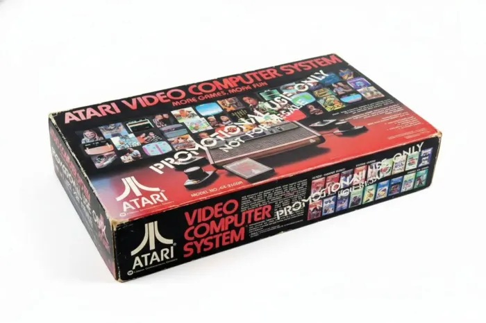 Atari 2600 original americano completo na caixa