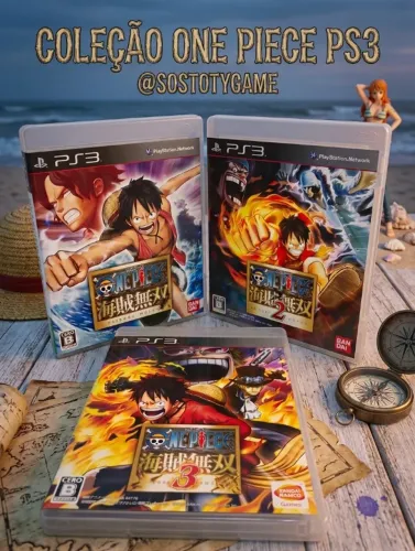 COLEÇÃO ONE PIECE PIRATE WARRIORS PLAY 3