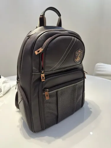 Mochila Nordweg de couro para fotógrafos NW055C (Pouco Uso)