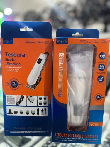 Máquina de cortar cabelo sem fio da marca inova