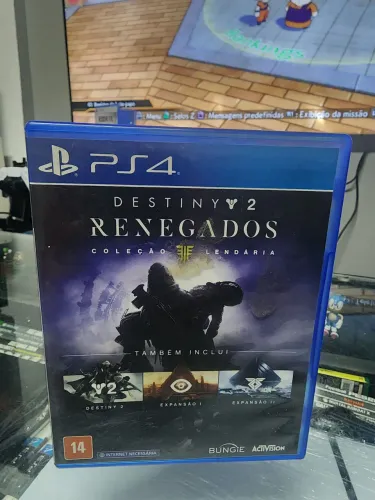 Jogo para ps4 ps5 destiny 2 renegados edição lendária usado mídia física 