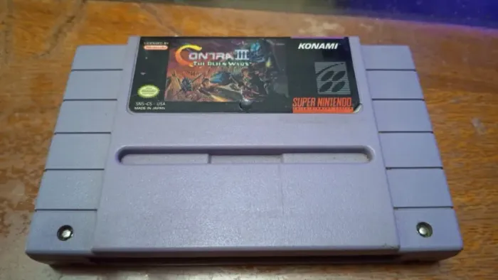 Contra III The Alien Wars original e americano para super nintendo