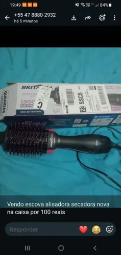 Vendo escova Britânia bivolt
