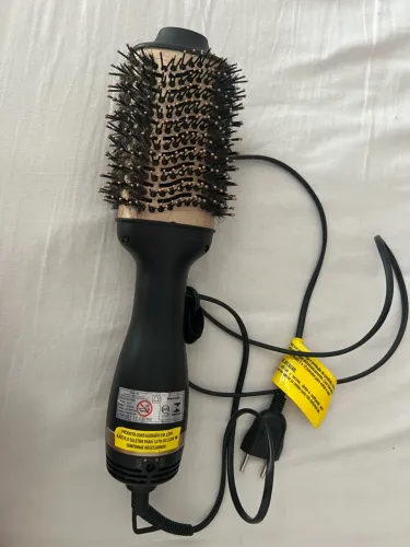 Escova Secadora 3 Em 1 Black Gold Argan Mondial