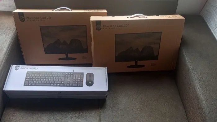 Kit Monitor Led 75hz Com Teclado e Mouse