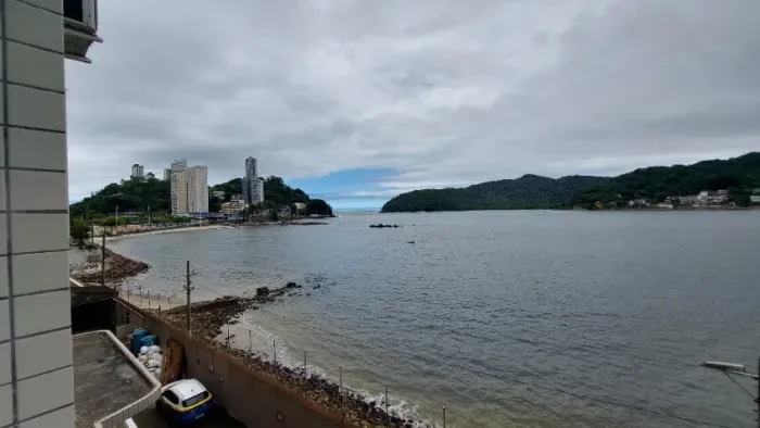 Sala Living Planejada com Vista Mar - Boa Vista, São Vicente/SP