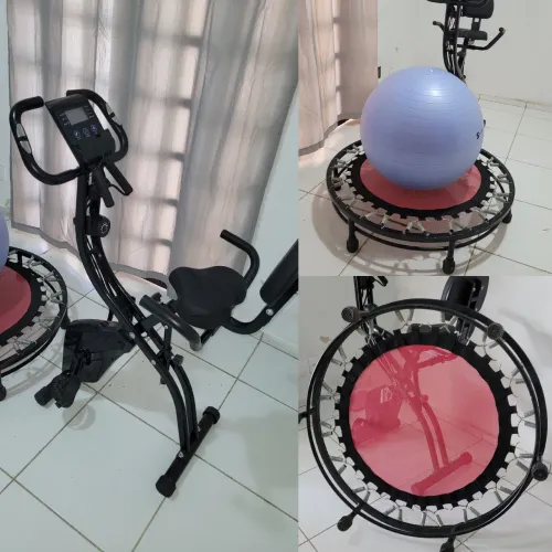 Kit:Bike ergométrica,jump e bola de Pilates