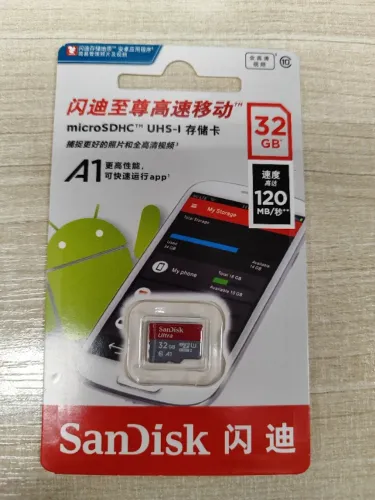 Cartão De Memória 32gb C10 Ultra A1 Original Sandisk