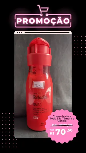 Creme Corporal Tododia Tâmara e Canela 400ml