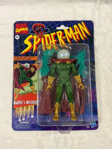 Boneco Homem-Aranha Retrô Marvel Mystetio 15cm Hasbro
