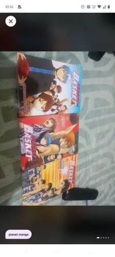 3 volumes lacrados novos de Kuroko no basket 1 2 3