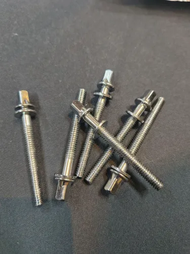 Parafusos para bateria caixa tom ou surdo kit com 6 unidades 52mm consulte outras medidas 
