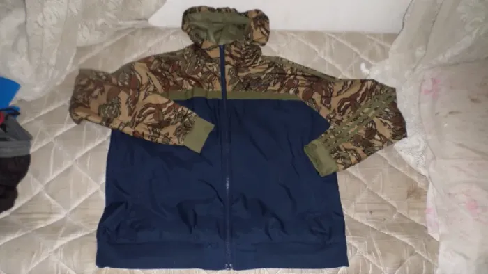 Jaqueta Corta Vento Adidas Camuflada XL 