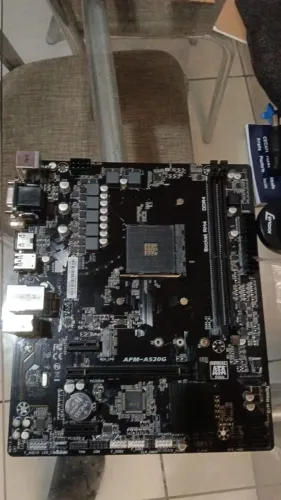 Placa mãe am4 a520 defeito