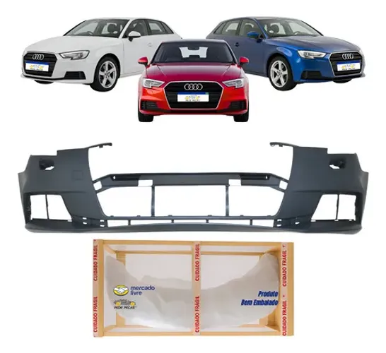 Parachoque Audi A3 Sportback 2016 2017 2018 2019 Novo Cinza
