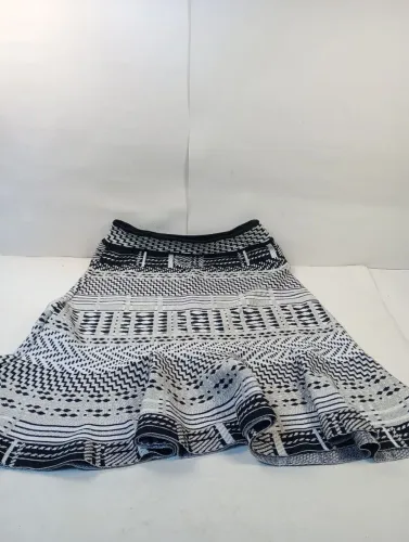 Saia Le Lis Blanc Tricot Estampa Geométrica - Tam. G
