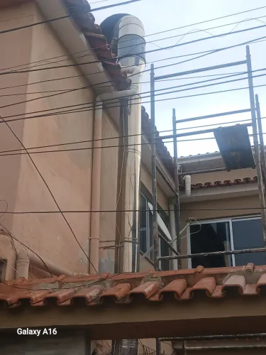 Vendo coifa com tubulação