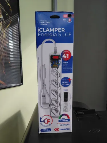 iCLAMPER Energia 5 LCF 5 Tomadas 3 Pinos 10A