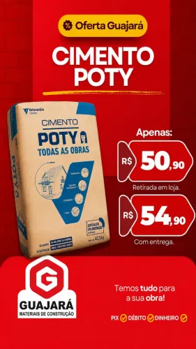 CIMENTO POTY 50KG 50,90