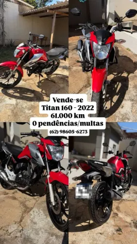 Vendo esta motocicleta titan 160