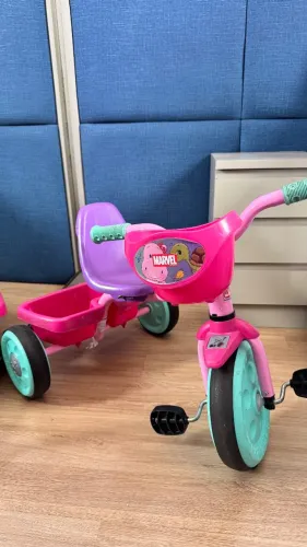 Triciclo Bandy com cestinha - Bandeirante - Rosa