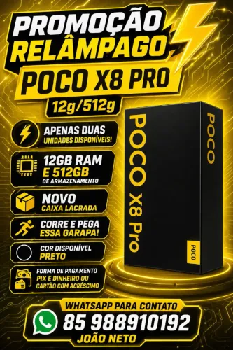 Promoção Poco X8 Pro 12/512 lacrado 