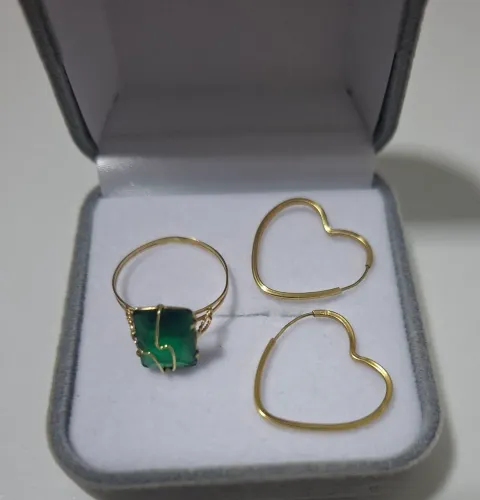 Vendo Anel e Argola Ouro