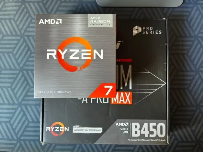 KIT Ryzen 7 5700G + B450 + 16gb RAM