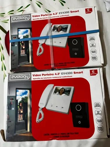 Vídeo portaria eletrônica 4.3 EV 4300 smart