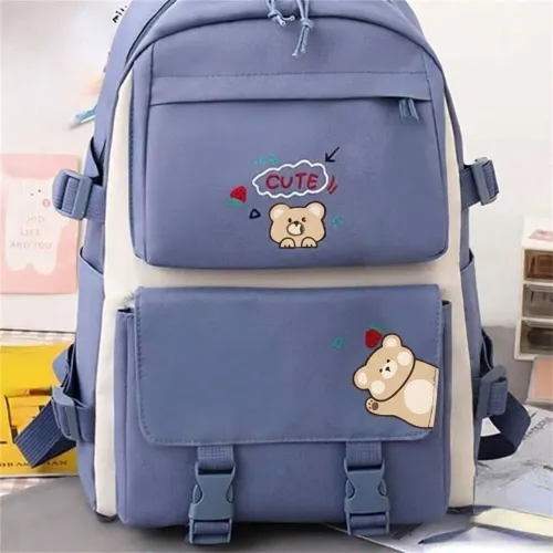 Mochila Escolar de Grande Capacidade