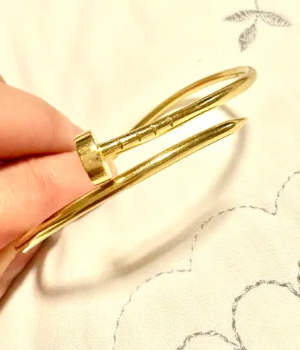 Pulseira bracelete modelo Cartier ouro 18k