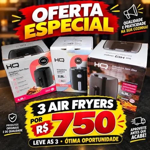 Airfryer 3x fritadeira