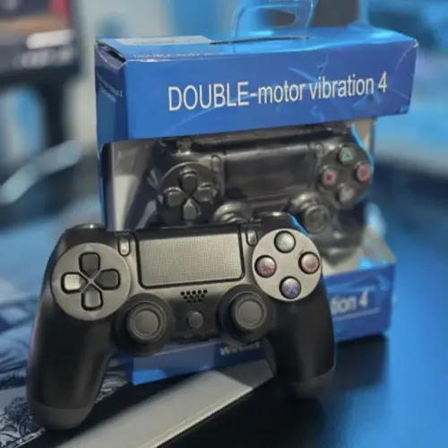 Controle Sem Fio para PS4, Joystick Recarregável Compatível com PS4, PC Gamer e Smart TV