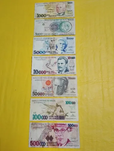 Coleção de Cédulas de Cruzeiros 