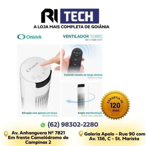 Ventilador 220V Potente e Silencioso ON-VT600