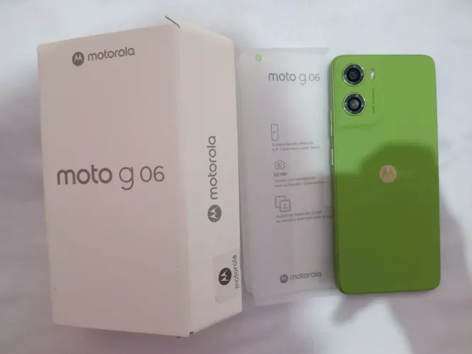 Moto G06 256 lacrado com nota fiscal 