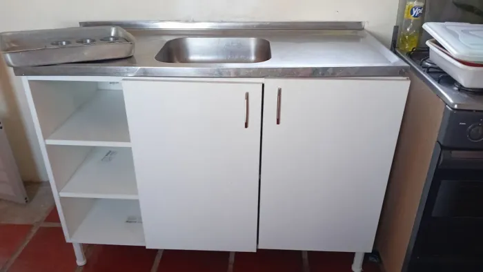 Balcão de cozinha com cuba