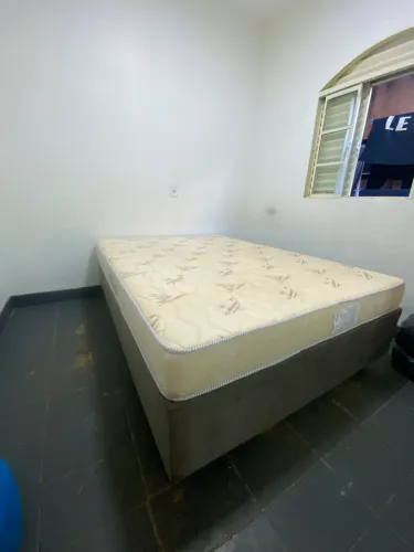 Cama box Casal com colchão novo