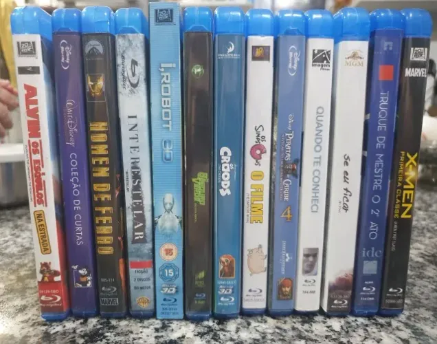 Lote de Filmes em Bluray Originais com 13 discos (LEIA A DESCRIÇÃO)