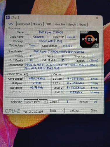 PC GAMER RYZEN 7 5700G + RX6600 GDDR6 + 16GB RAM + B550M AORUS ELITE + BRINDES