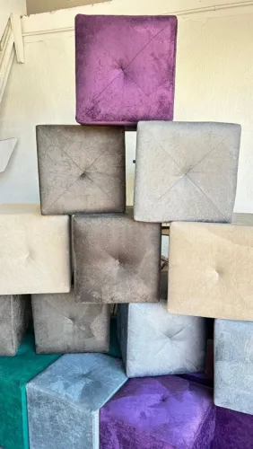 Puff Modular  sued amassado - PREÇO DE FÁBRICA
