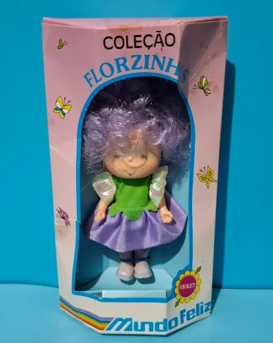Coleção Florzinha Violet Mundo Feliz Trol 1980(Leia a descrição)