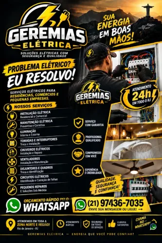 Eletricista 24hs 