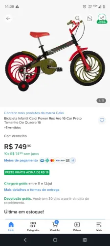 Vendo bicicleta de menino , detalhe só no banco !