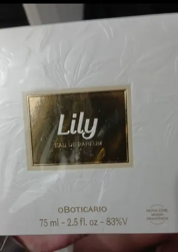 Perfume Lily O Boticário 75ml - Original, Novo e Lacrado