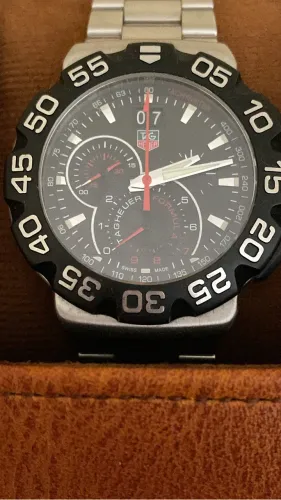 Relógio Tag Heuer fórmula 1 grande date 44mm zero impecável 